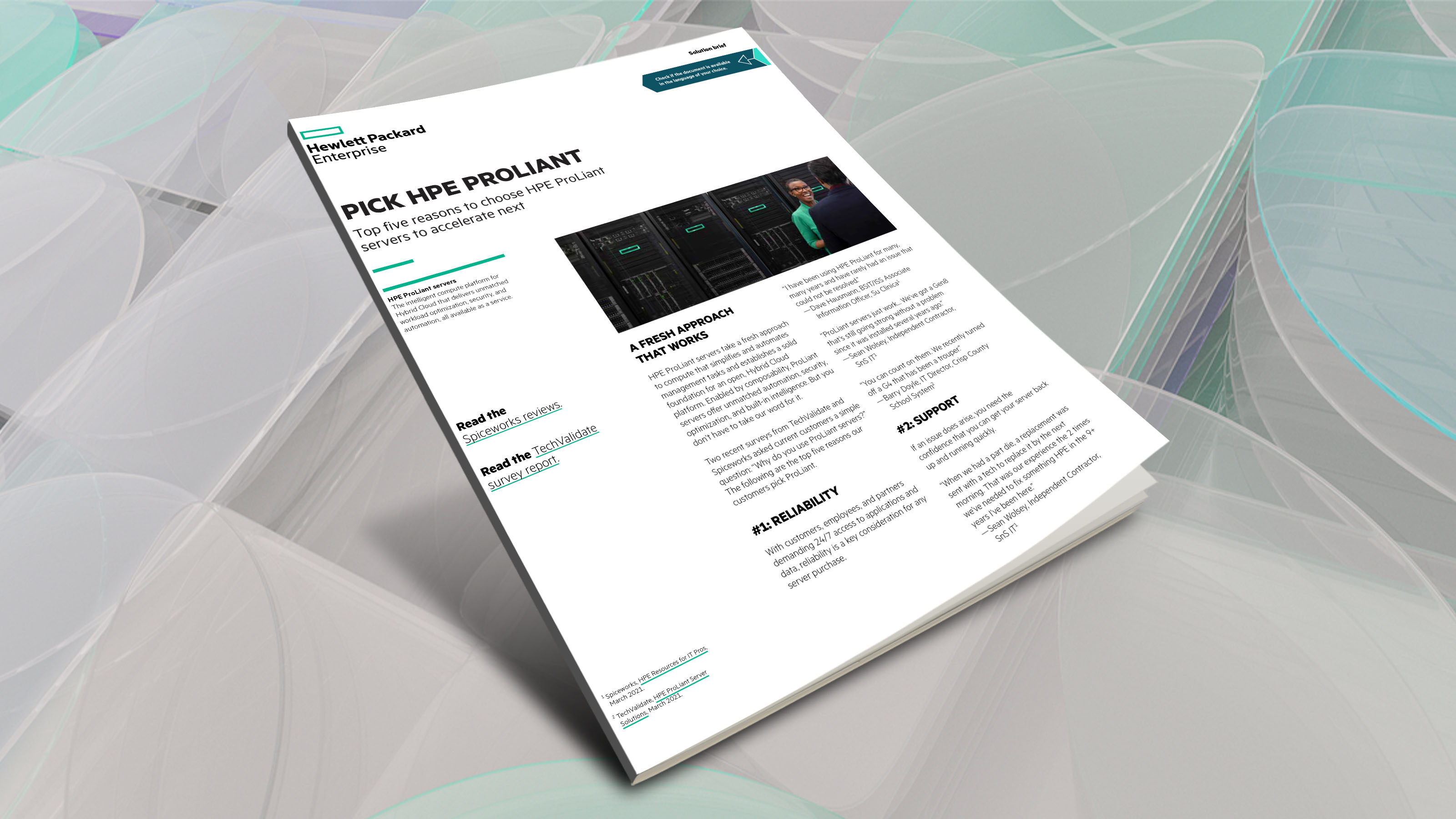 Top five reasons to choose HPE ProLiant servers to accelerate next image